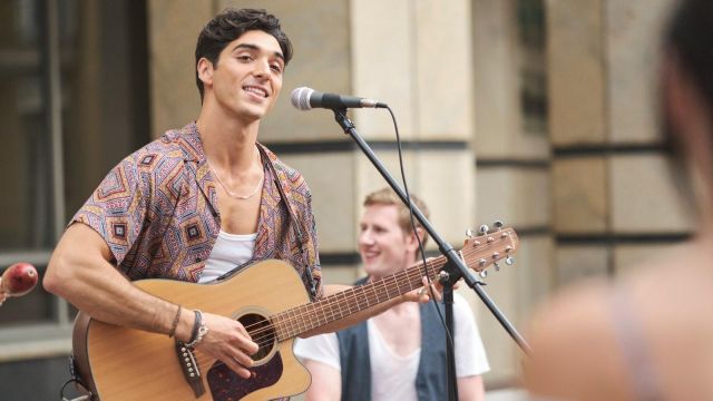 Printed shirt worn by Marco Diamond (Taylor Perez) as seen in The Kissing Booth 2