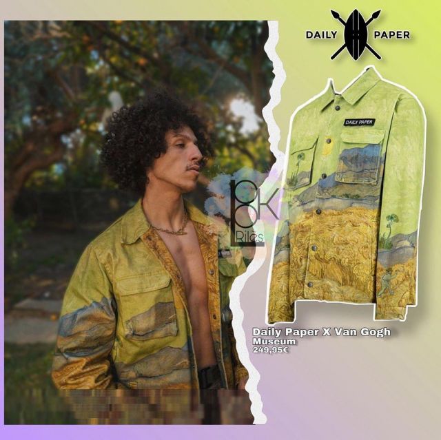 The Daily Paper jacket worn by Rilès on the account Instagram @riles_look