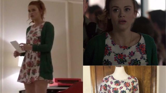Floral Print Maison Jules dress worn by Lydia Martin (Holland Roden) in Teen Wolf (S04E07)