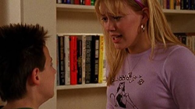 Chemise à manches longues de Lizzie McGuire (Hilary Duff) dans Lizzie McGuire (S02E09)