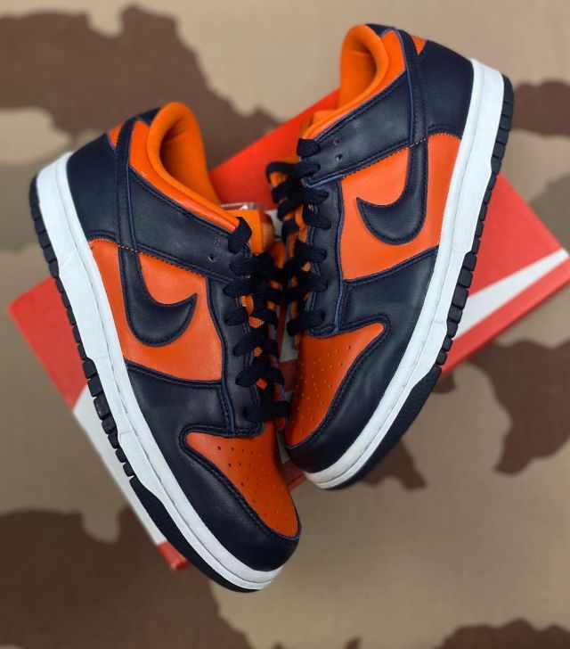 Nike Dunk Low SP Champ Colors University Orange Marine (2020) on the  account Instagram of @clockers_paris | Spotern