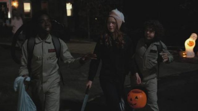Ghost decoration in Stranger Things (S02E02)