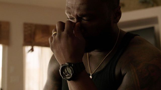 Casio G-Shock G-9300 montre portée par Enson Levoux (50 Cent) dans Den of Thieves