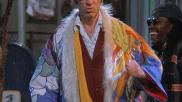 Coat With White Fur Trimming of Cosmo Kramer (Michael Richards) in Seinfeld (S07E13)