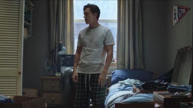 The shirt worn by Peter in Spider-man Far From Home when he's packing his bags for Europe worn by Peter Parker Tom Holland in Spider-Man: Far from Home 