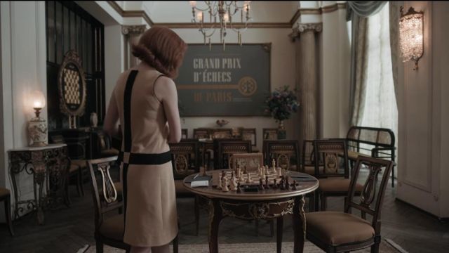 beth harmon black and white dress Where Do You Get Clothes Like on 'Queen's Gambit'?