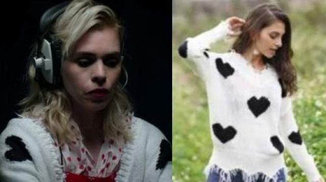 Black Heart Sweater of Suzie Pickles (Billie Piper) in I Hate Suzie (S01E08)