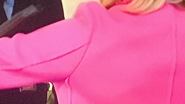 Pink Coat like worn by Elena Houghlin (Naomi Scott) in Charlie's Angels