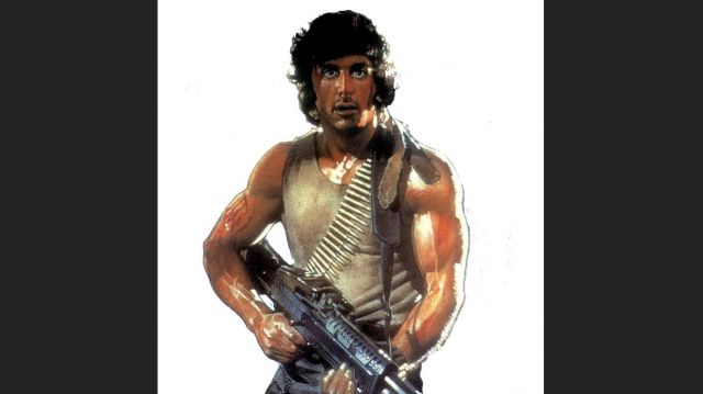 "Tank Top" Sweatshirt (cut like Tank Top and worn inside out) worn by Rambo (Sylvester Stallone) in First Blood
