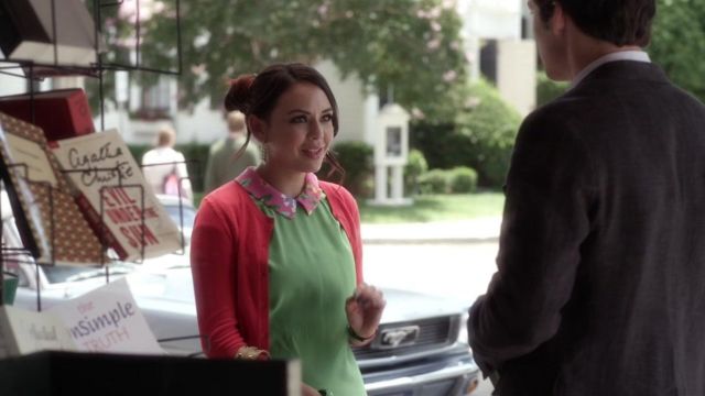 Top worn by Mona Vanderwaal (Janel Parrish) in Pretty Little Liars (S04E14)