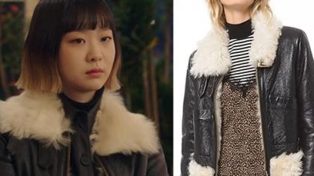 Black Jacket of Jo Yi Seo (Kim Da-mi) in Itaewon Class (S01E02)