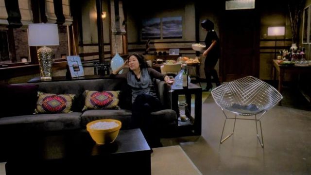 Bertoia Chair de Dr. Cristina Yang (Sandra Oh) dans Grey's Anatomy (S07E08)