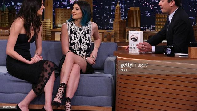 Shoes worn by Kylie Jenner in The Tonight Show Starring Jimmy Fallon