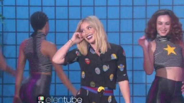 Shorts worn by Hilary Duff on The Ellen DeGeneres Show