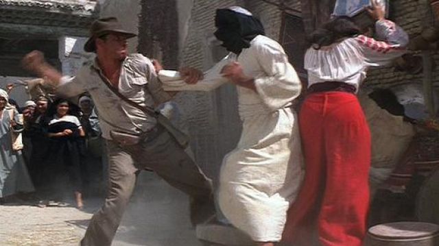 Pantalon de Indiana Jones (Harrison Ford) dans Indiana Jones et le Temple maudit