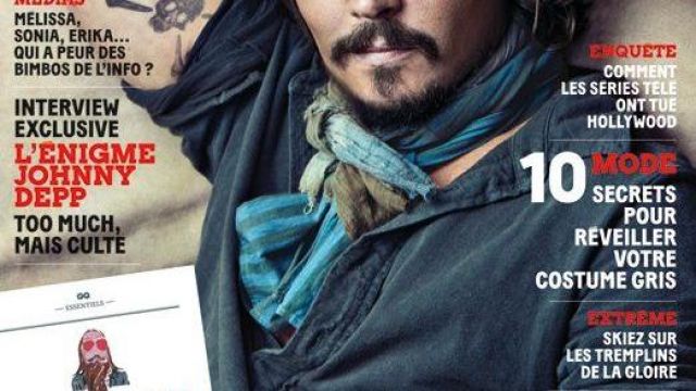 Chemise bleue de Mort Rainey (Johnny Depp) dans Secret Window