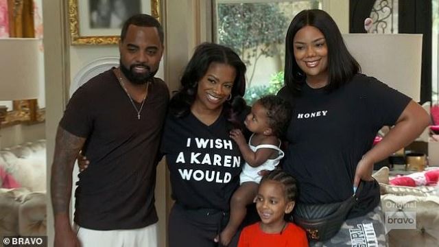 I Wish a Karen Would T-shirt worn by Self - Housewife (Kandi Burruss) in The Real Housewives of Atlanta (S13E05)