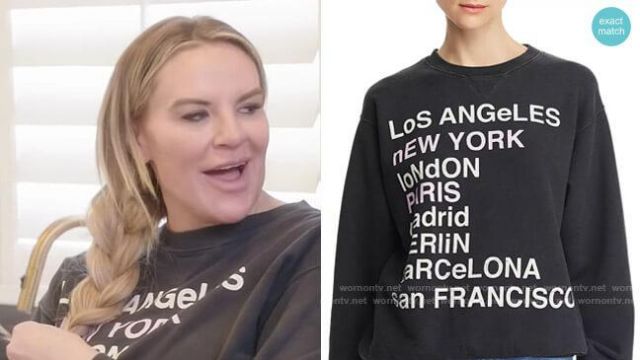 City Love Sweatshirt worn by (Heather Gay) in The Real Housewives of Salt Lake City (S01E05)