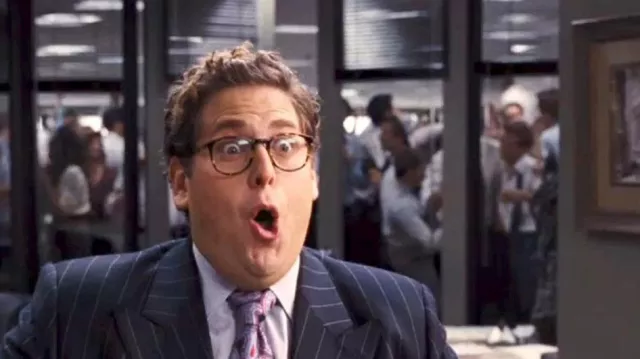 Garrett Leight eyeglasses worn by Donnie Azoff (Jonah Hill) as see, in The Wolf of Wall Street outfits