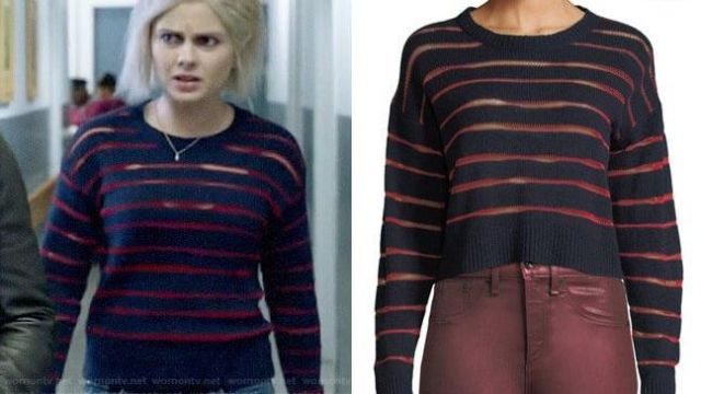 Rag & Bone Penn Sweater usado por Olivia Moore (Rose McIver) en iZombie (S05E07)