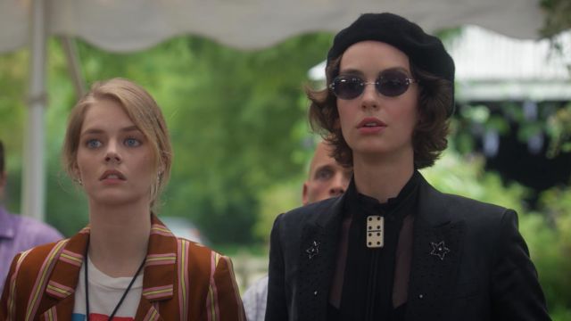 Urban Outfitters Black Beret worn by Billie (Brigette Lundy-Paine) in Bill & Ted Face the Music