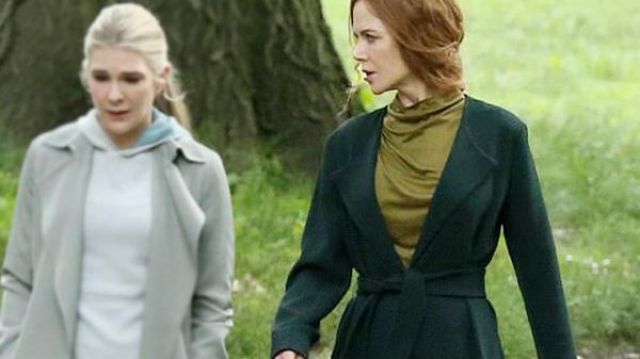 Nicole Kidman The Undoing Green Trench Coat of Grace Fraser (Nicole Kidman) in The Undoing (S01E02)