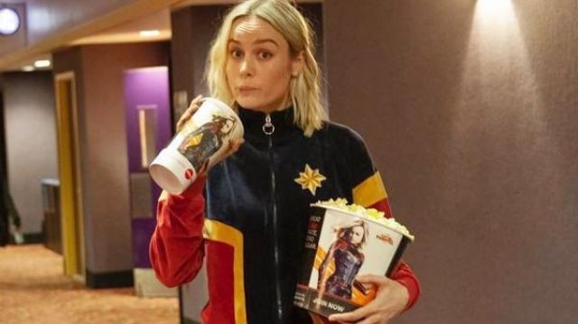 Brie Larson Captain Marvel Tracksuit of Carol Danvers / Vers / Captain Marvel (Brie Larson) in Captain Marvel