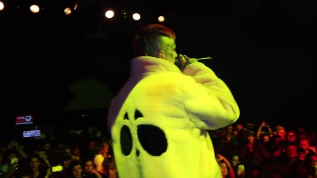 Fluffy Panda Coat worn by Lil Peep in his Belgium Official Video
