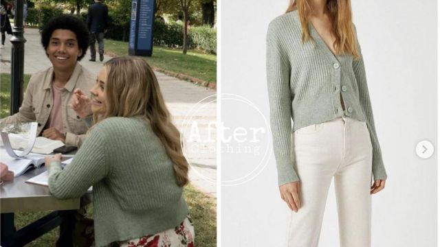Cardigan of Tessa (Josephine Langford) in After We Fell