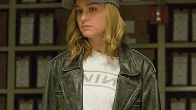 Carol Danvers Captain Marvel Biker Leather Jacket of Carol Danvers / Vers / Captain Marvel (Brie Larson) in Captain Marvel