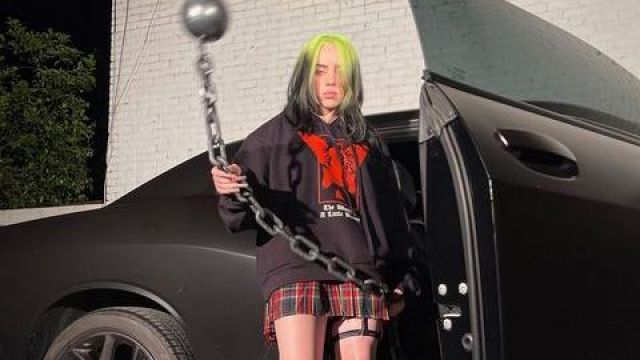 Har­ness Leg Garters worn by Billie Eilish on the Instagram account of @Blohsh