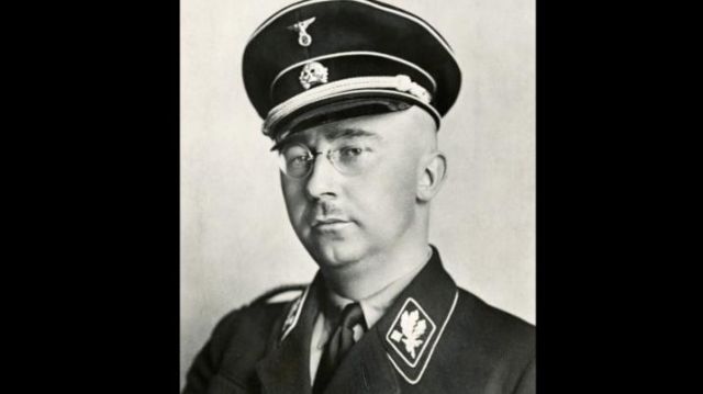 Thin round glasses worn by Himmler