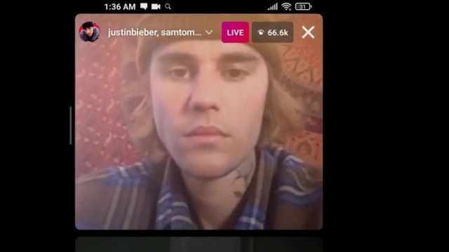 Chemise porté par Justin Bieber dans JUSTIN BIEBER INSTAGRAM LIVE FULL VIDEO | APRIL 8, 2021
