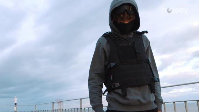 Tactical vest worn by scarlxrd in Who the Fxck is SCARLXRD ?: Noisey Raps