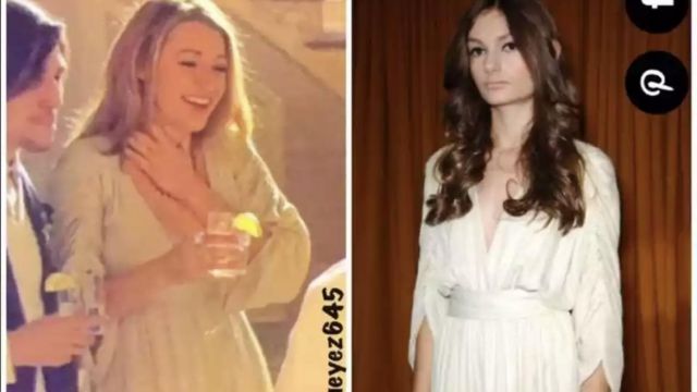 La robe blanche Alice + Olivia portée par Serena van der Woodsen (Blake Lively) dans la série Gossip Girl (Saison 2 Épisode 13)