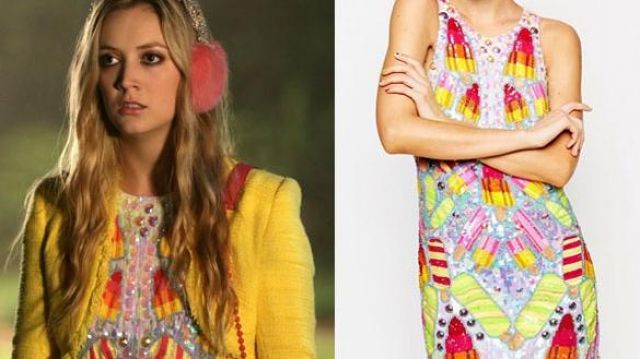 ASOS 3D Floral Skater Dress worn by Chanel #3 (Billie Catherine Lourd) in Scream  Queens (S01E03)