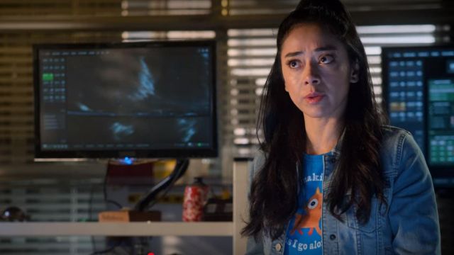 (Blue Available) Cat T-shirt Just Making It Up As I go Along of Ella Lopez (Aimee Garcia) in Lucifer (S05E16)