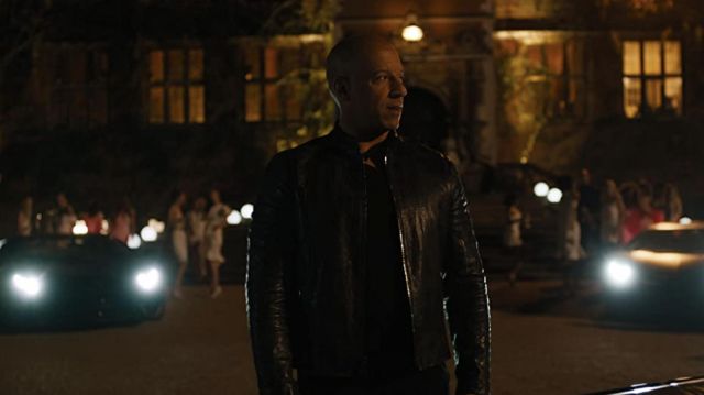 Veste en cuir portée par Dominic Toretto (Vin Diesel) comme on le voit dans F9 Fast and Furious 9 film