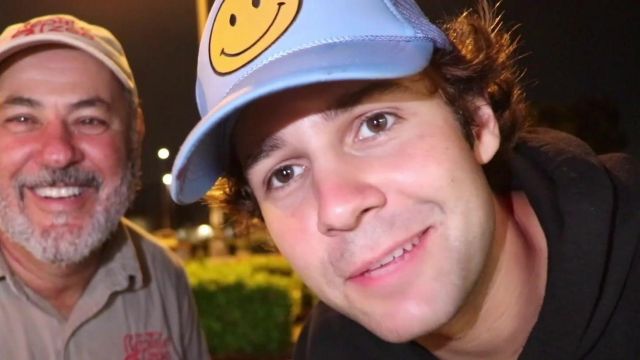 Hat worn by David Dobrik in the YouTube video BUYING AN AIRPLANE EMERGENCY SLIDE!!