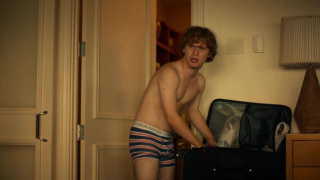 Hanes Striped Boxer Briefs worn by Quinn Mossbacher (Fred Hechinger) in The White Lotus (S01E03)