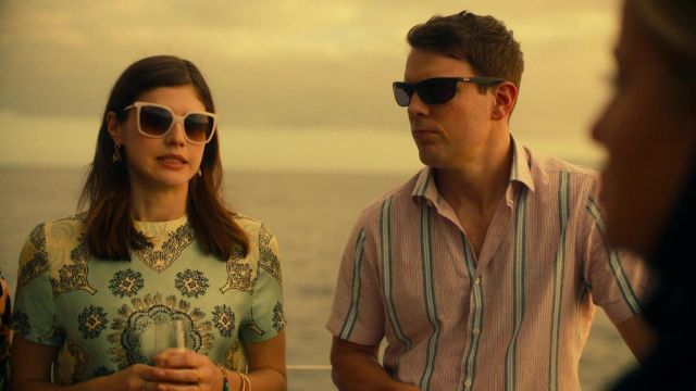 Ray-Ban sunglasses worn by Shane Patton (Jake Lacy) as seen in The White Lotus (S01E03) TV series