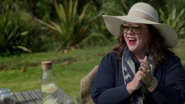Maison Michel Hat worn by Frances Welty (Melissa McCarthy) as seen in Nine Perfect Strangers (Season 1 Episode 3)