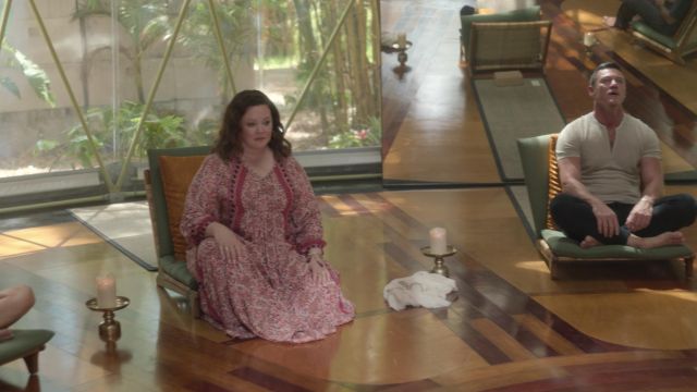 Natalie Martin Fiore Dress worn by Frances Welty (Melissa McCarthy) as seen in Nine Perfect Strangers (S01E06)