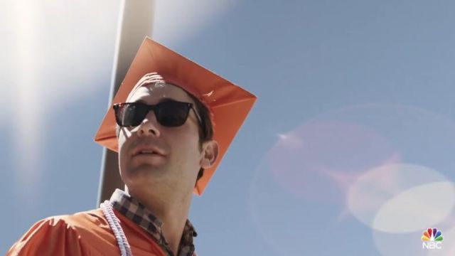 Sunglasses in black worn by Joe Kimbreau (James Wolk) as seen in Ordinary Joe (S01E01)