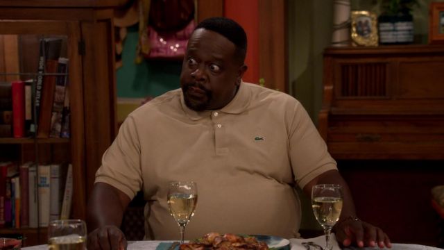 Lacoste Polo Shirt worn by Calvin (Cedric the Entertainer) as seen in The Neighborhood TV series (S04E01)