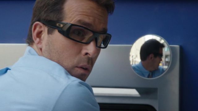Oakley Gascan sunglasses worn by Guy (Ryan Reynolds) as seen in Free Guy