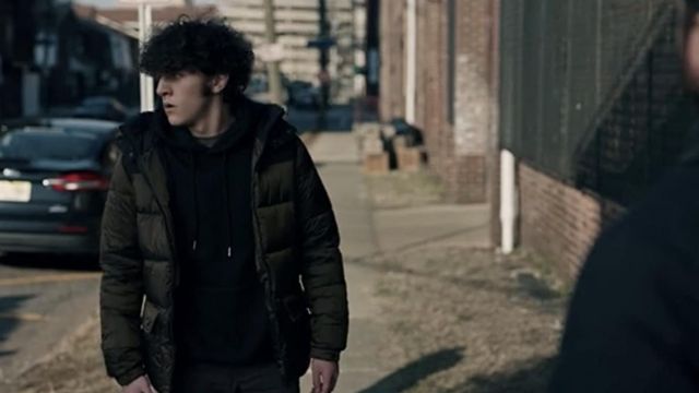 Puff jacket worn by Blake (Daniel Siani) as seen in The Equalizer TV series outfits (Season 1 Episode 3)