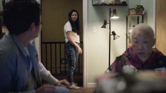 Adidas Adilette Slide in Brazillian Dance worn by Nora (Awkwafina) as seen in Awkwafina is Nora From Queens Tv series wardrobe (S02E07)