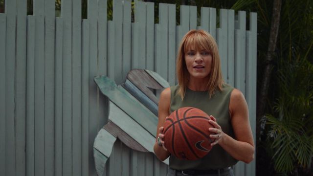 Nike basketball used by Dr. Clara Hannon (Kathleen Rose Perkins) as seen in Doogie Kamealoha, M.D. TV series (Season 1 Episode 5)