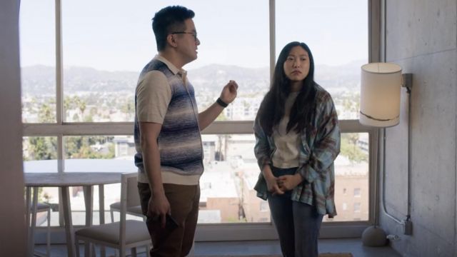 BDG Urban Outfitters Brendan Plaid Flannel Shirt worn by Nora (Awkwafina) as seen in Awkwafina is Nora From Queens TV series outfits (S02E09)